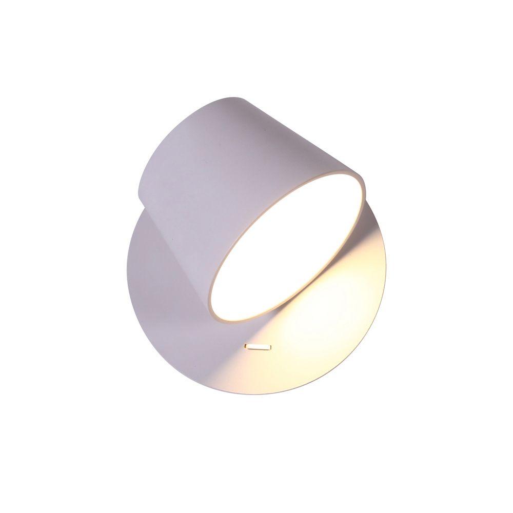Yarra 1 Light 7.4W LED Wall Light Matt White / Warm White - UWLYARRA1WH-WW