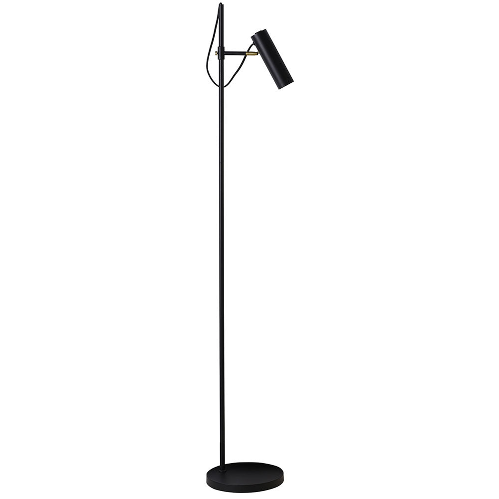Unico 240V GU10 Height Adjustable Floor Lamp Black - UFL-UNICO-BLK