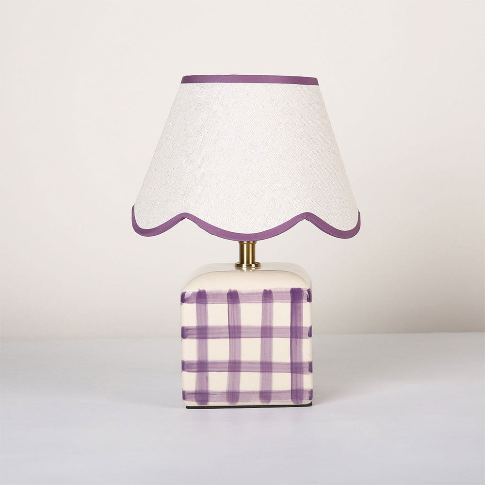 Romy Ceramic Table Lamp Set of 2 Purple - LL-27-0299PE