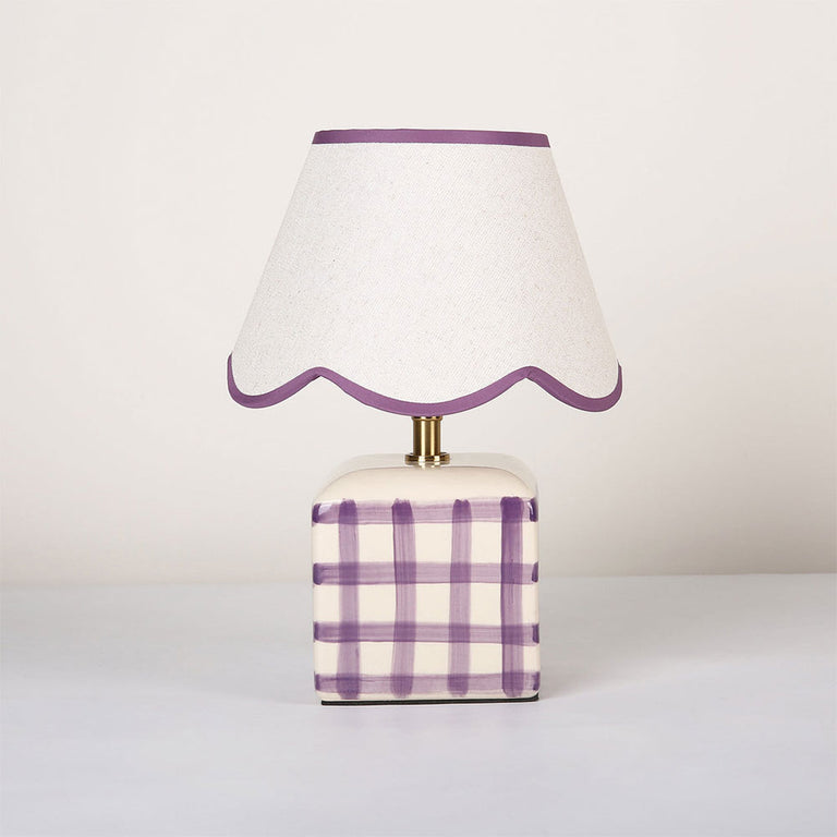 Romy Ceramic Table Lamp Set of 2 Purple - LL-27-0299PE