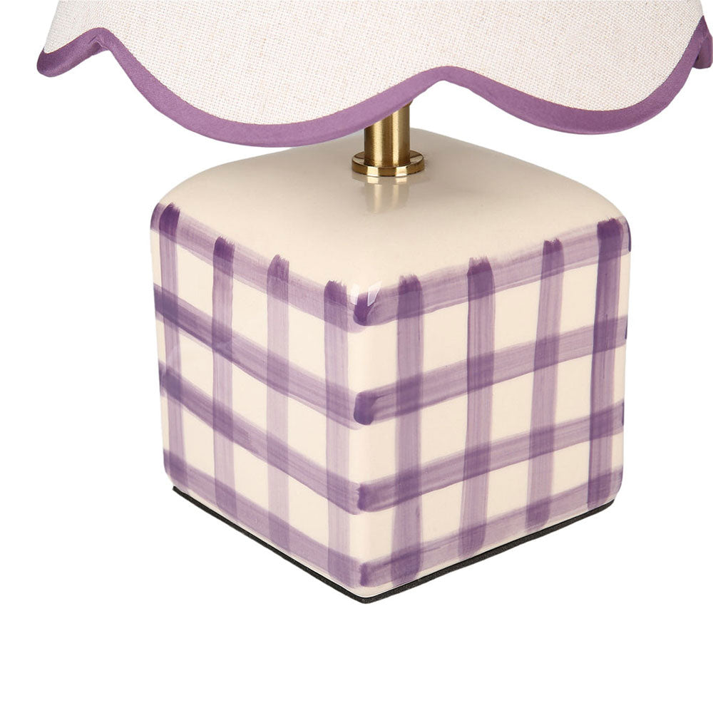 Romy Ceramic Table Lamp Set of 2 Purple - LL-27-0299PE