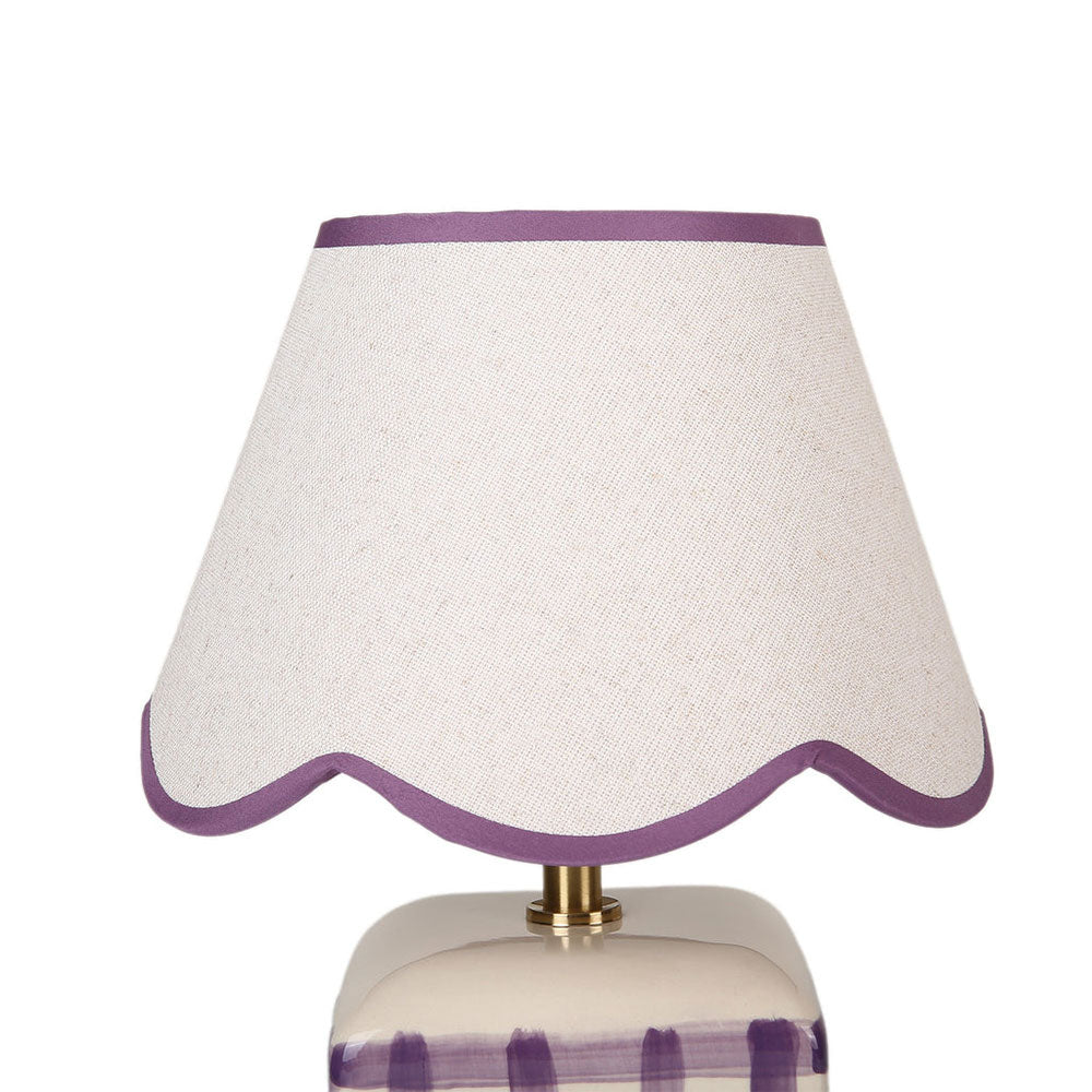 Romy Ceramic Table Lamp Set of 2 Purple - LL-27-0299PE