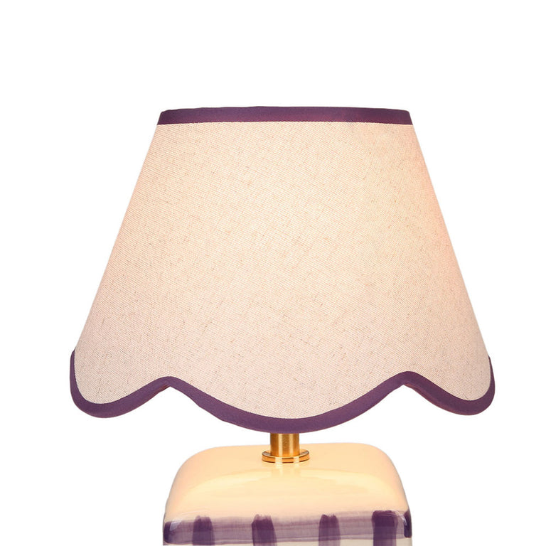 Romy Ceramic Table Lamp Set of 2 Purple - LL-27-0299PE