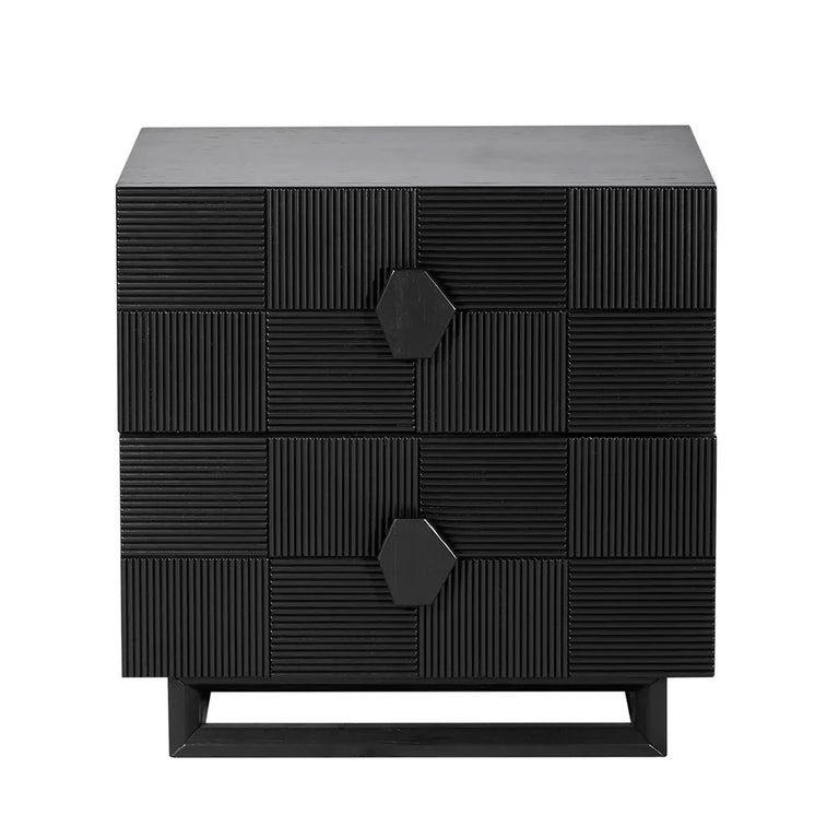 Alton Bedside Table Large Black - 33272