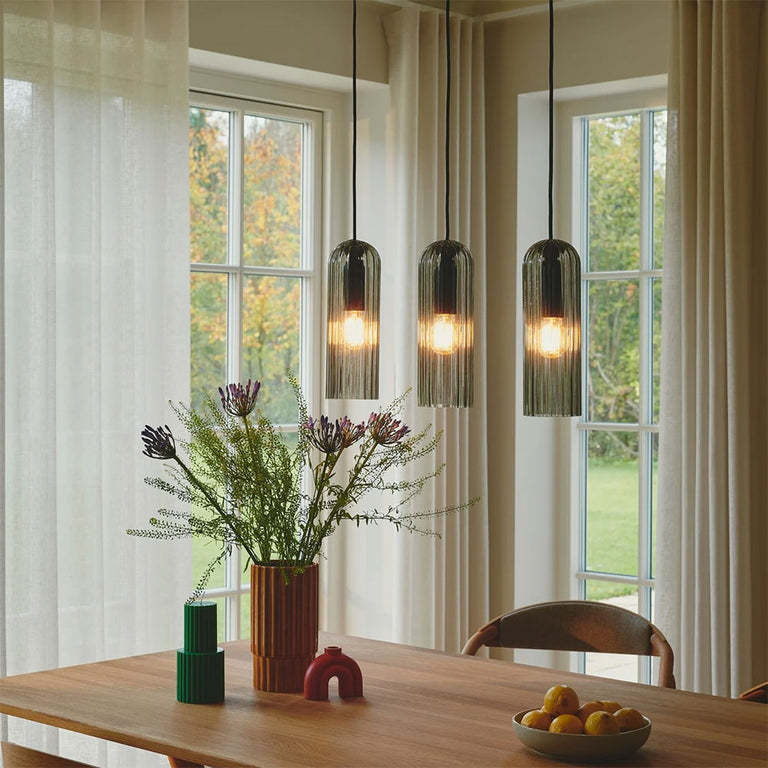 Miella 3 Light Pendant Smoked - 2412533047