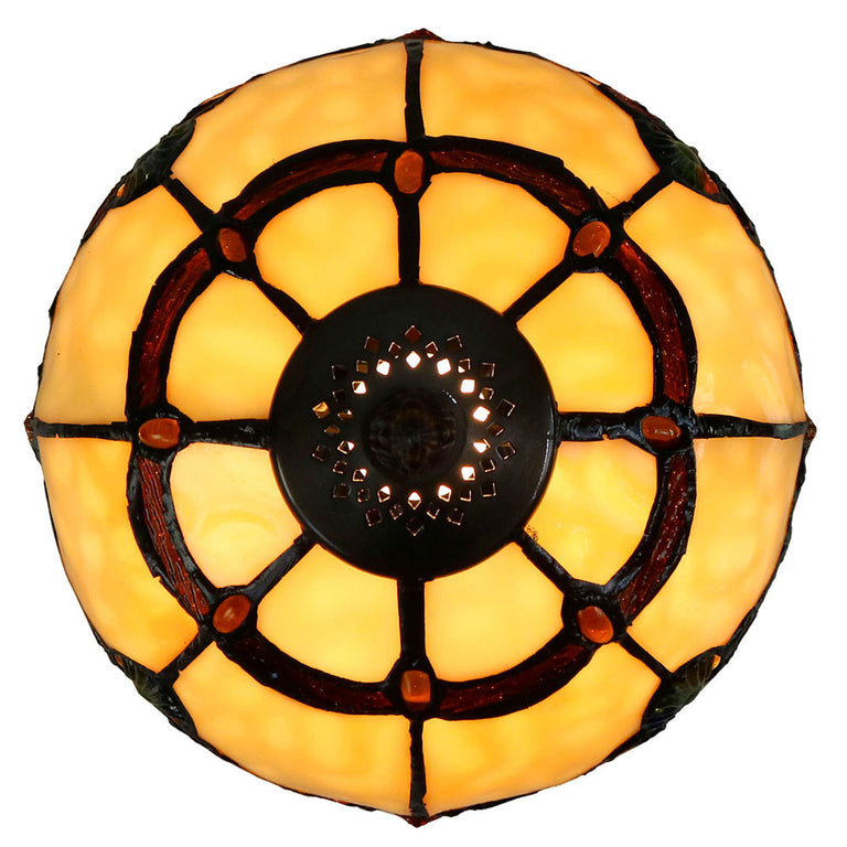 Benita Tiffany Table Lamp Beige - TL-081072B-311S
