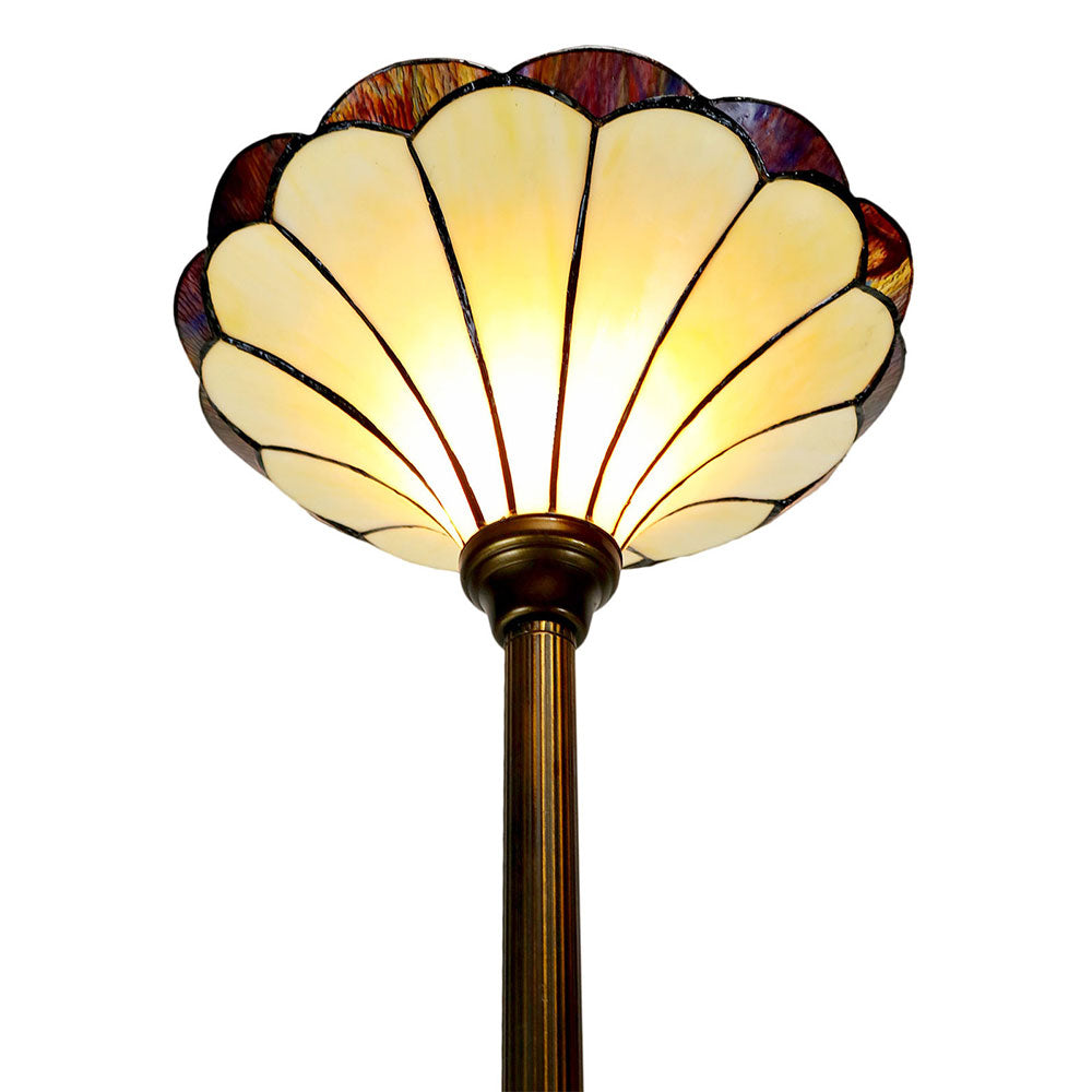 Florence Tiffany Uplight Floor Lamp - TL-OF82