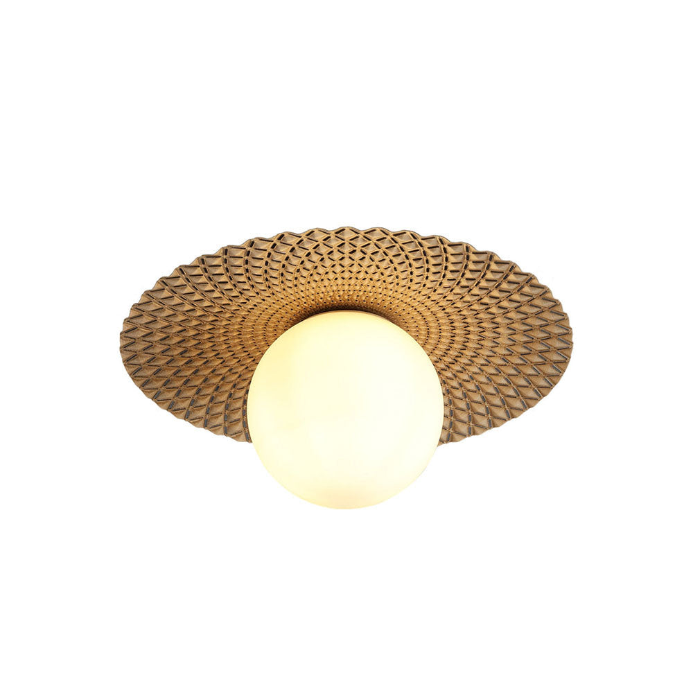 Orbis Ceiling / Wall Light Yellow / Black - LL002CL128Y
