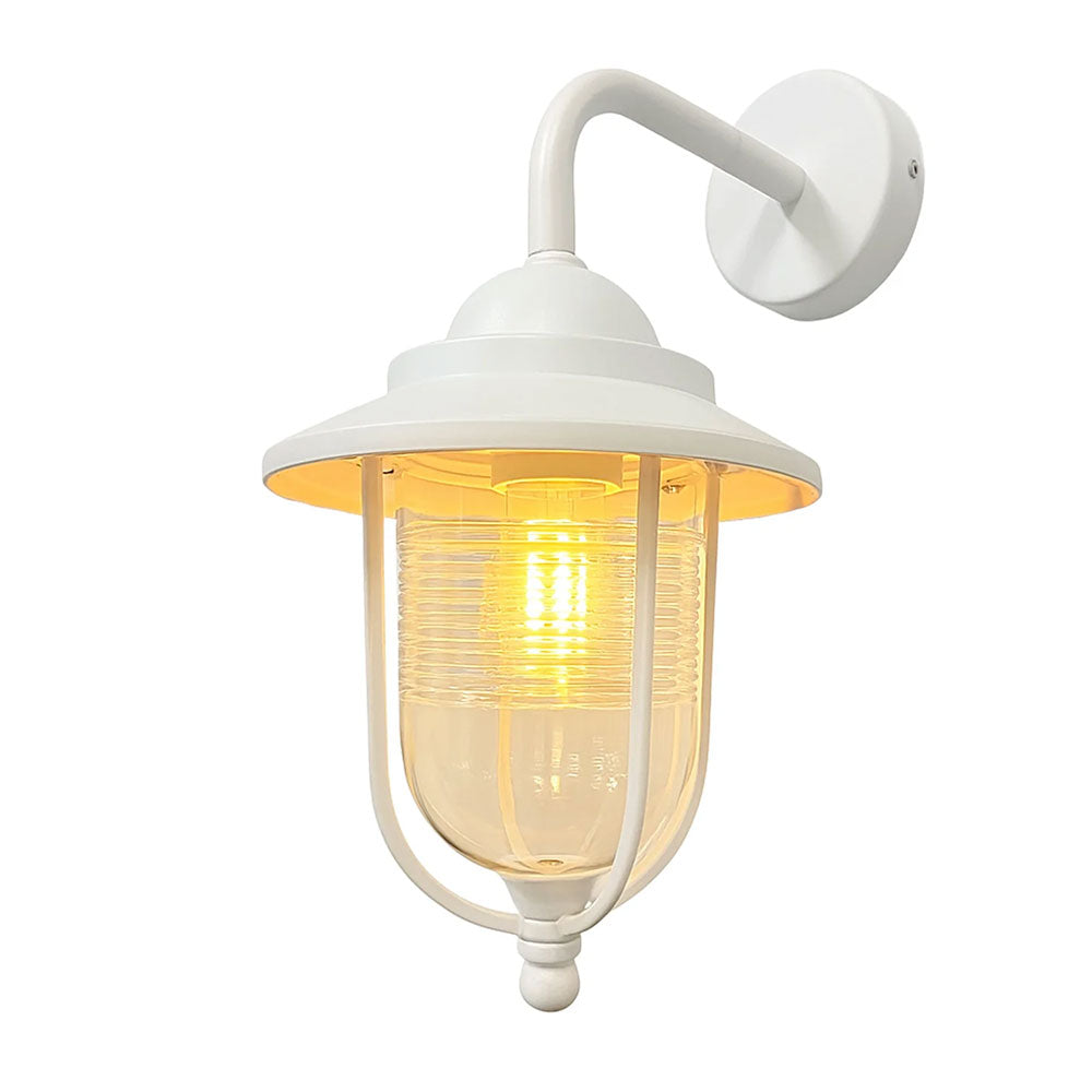 Elvo Outdoor Wall Light White - LLOL011W