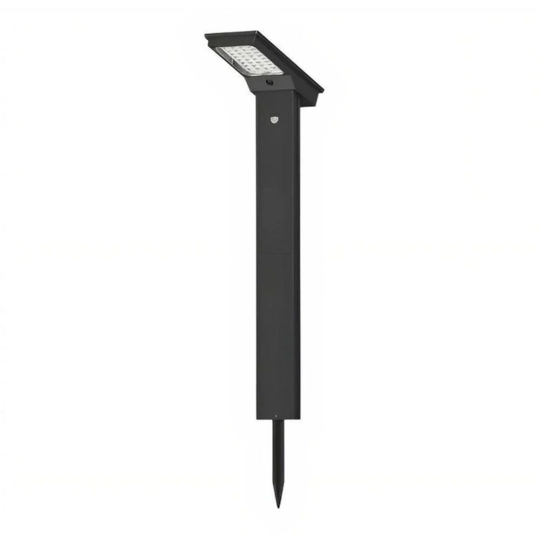 Elegant Solar LED Bollard Light With PIR Black - SLDBL0028-PIR