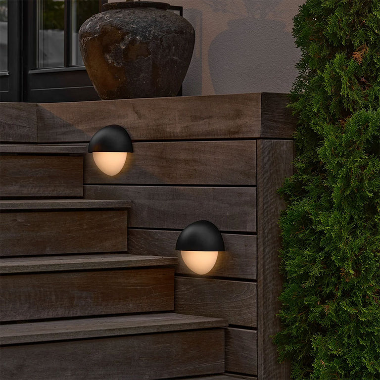 Scorpius Round Wall Light Black - 2518401003