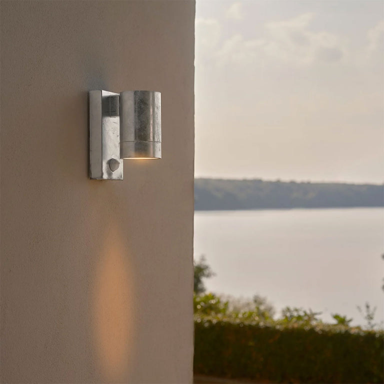 Tin Maxi Sensor Wall Light Galvanized - 21509131