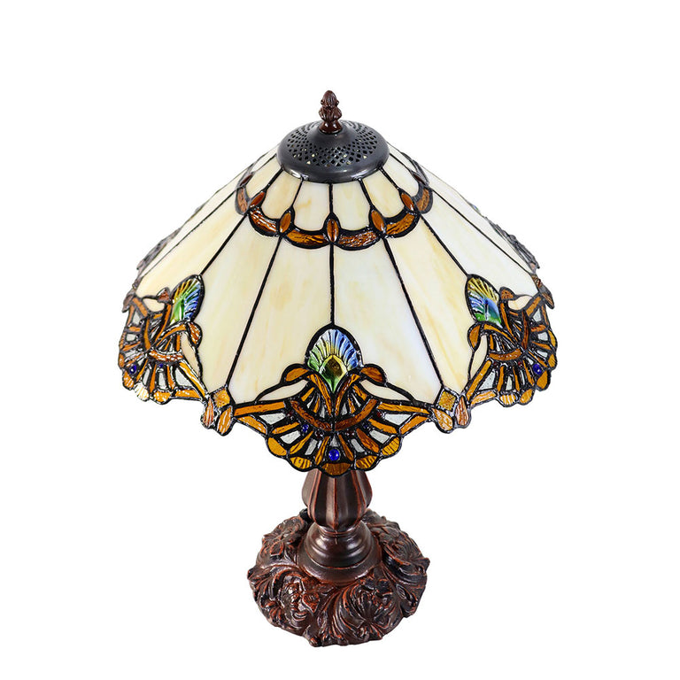 Benita Tiffany Table Lamp Beige - TL-161072B-KG