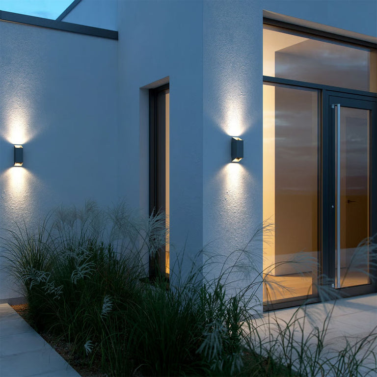 Nico Square 22 Wall Light Anthracite - 2218221050