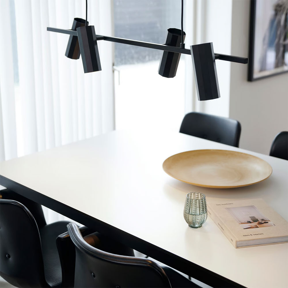Alanis 4 Light Pendant Black - 2213423003