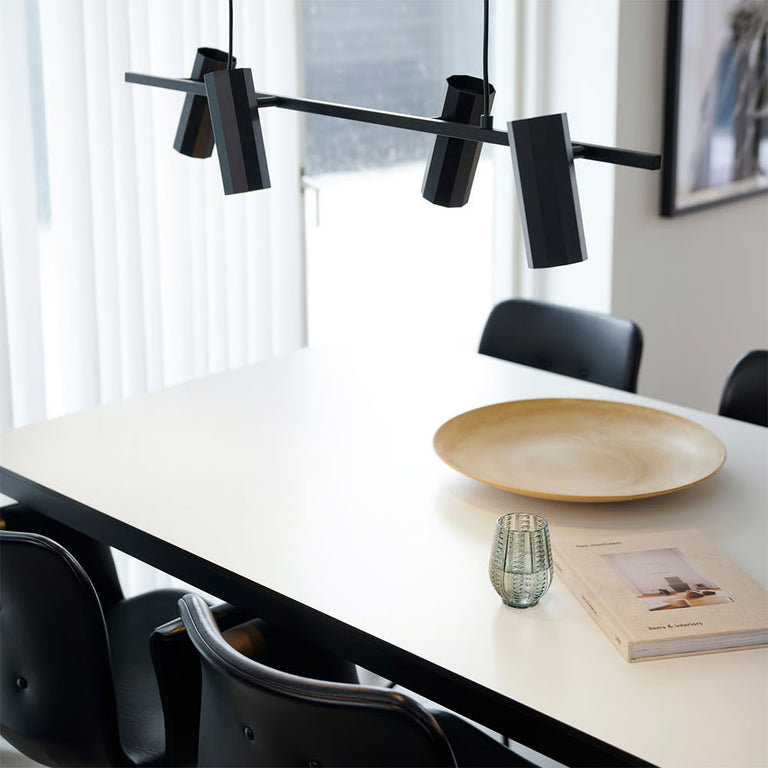 Alanis 4 Light Pendant Black - 2213423003