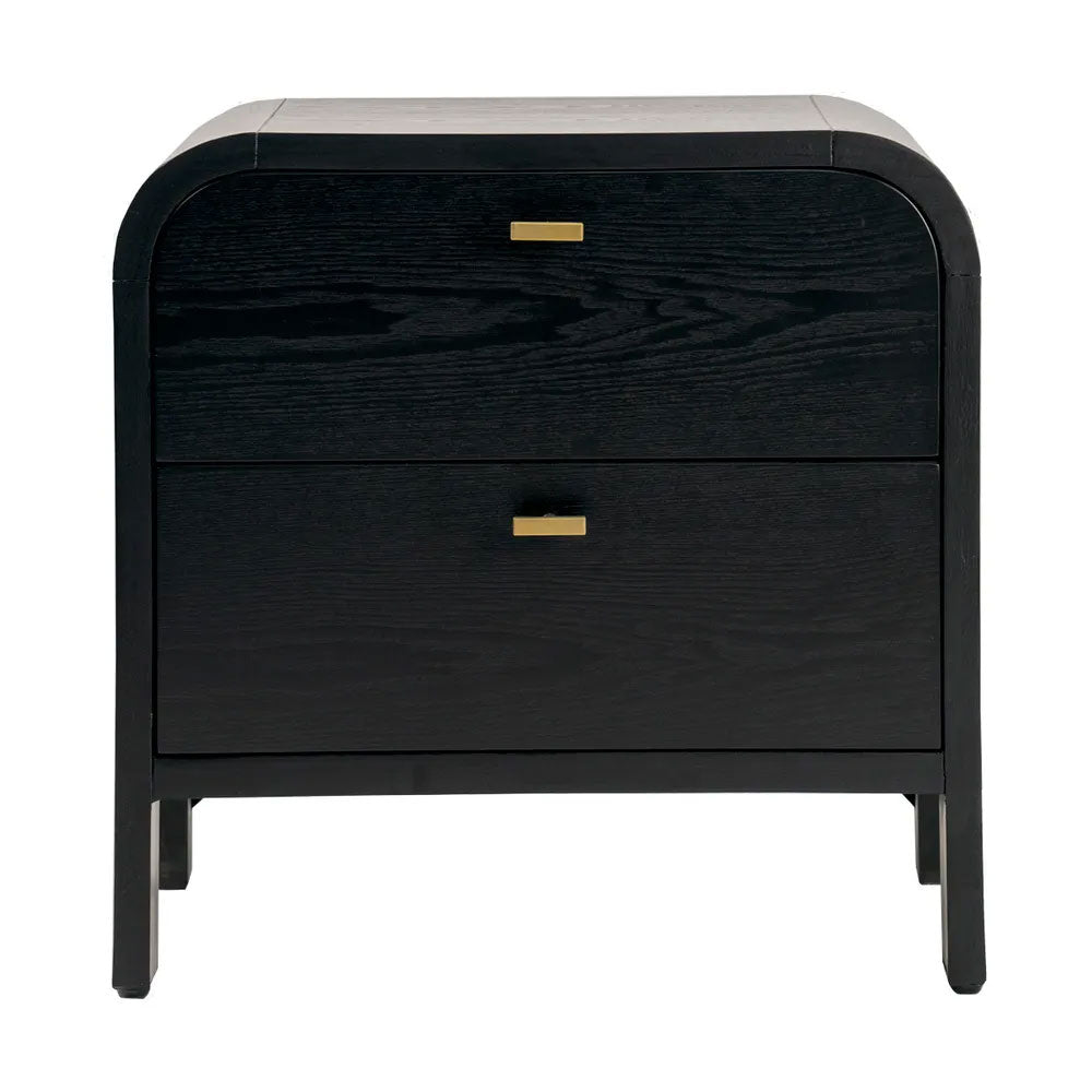 Chisholm Bedside Table Black - 33039