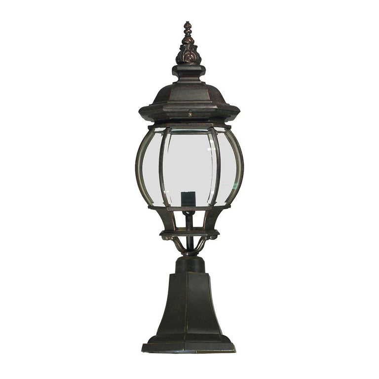 Flinders Medium Pillar Mount Antique Bronze - LOI1001684