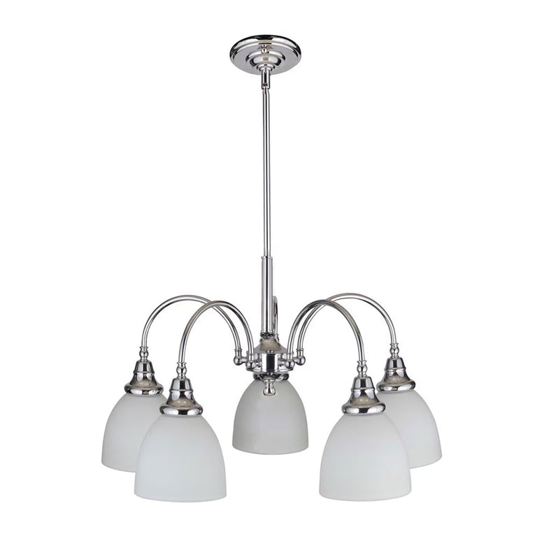 Benson 5 Light Pendant Arms Down Chrome - LOI1001176A