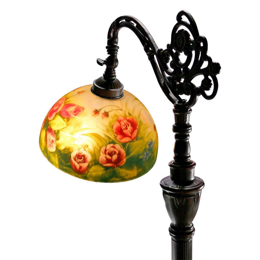 Handpainted Downbridge Tiffany Floor Lamp - TL-10057-FLKG