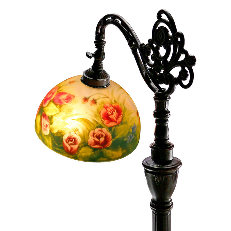 Handpainted Downbridge Tiffany Floor Lamp - TL-10057-FLKG