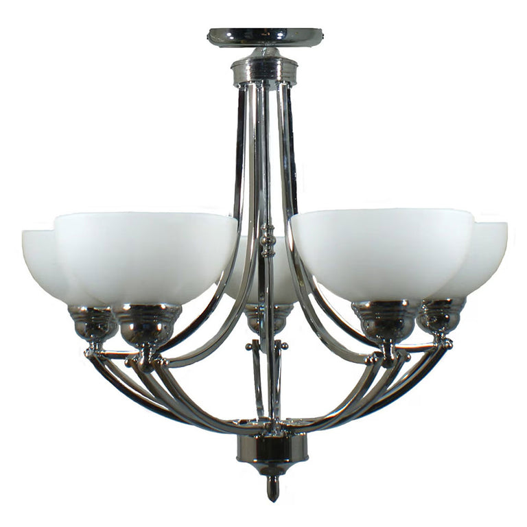 Houston 5 Light Flush Pendant Chrome - LOI1000251A