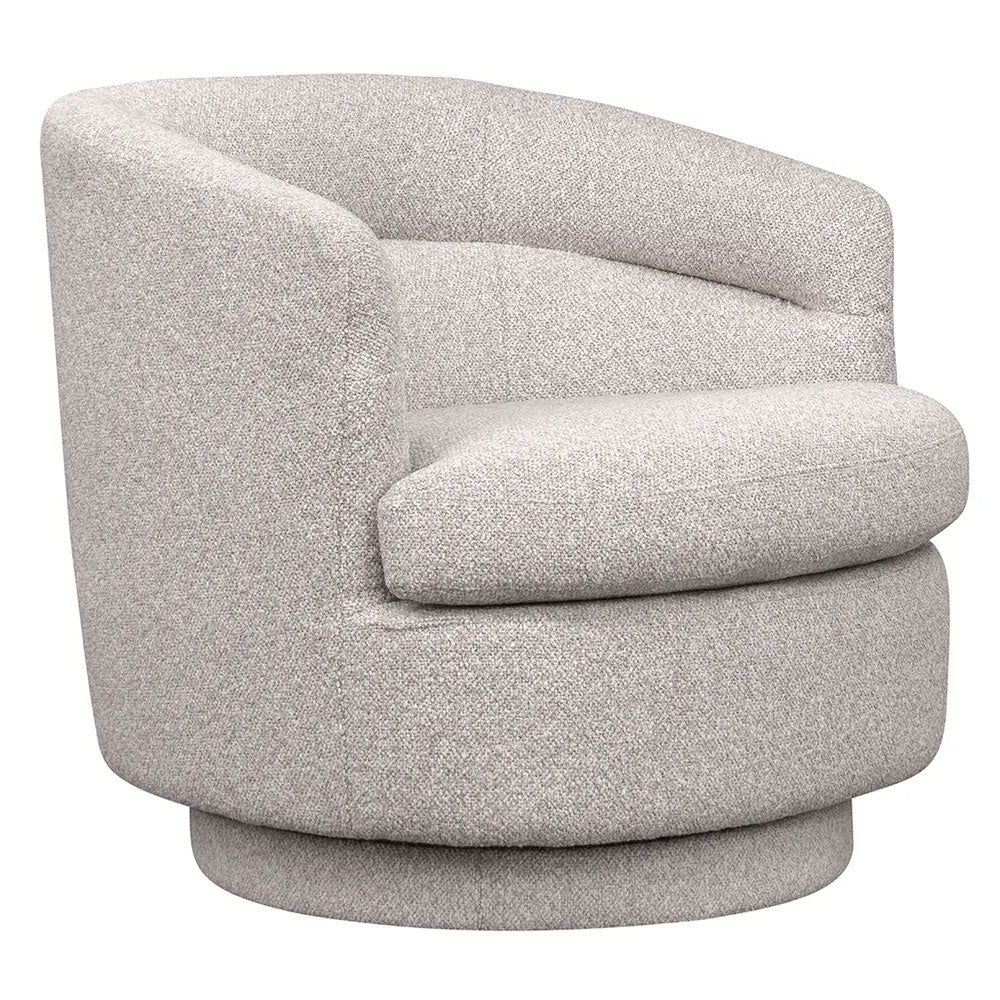 Holly Swivel Arm Chair Warm Grey - 33197