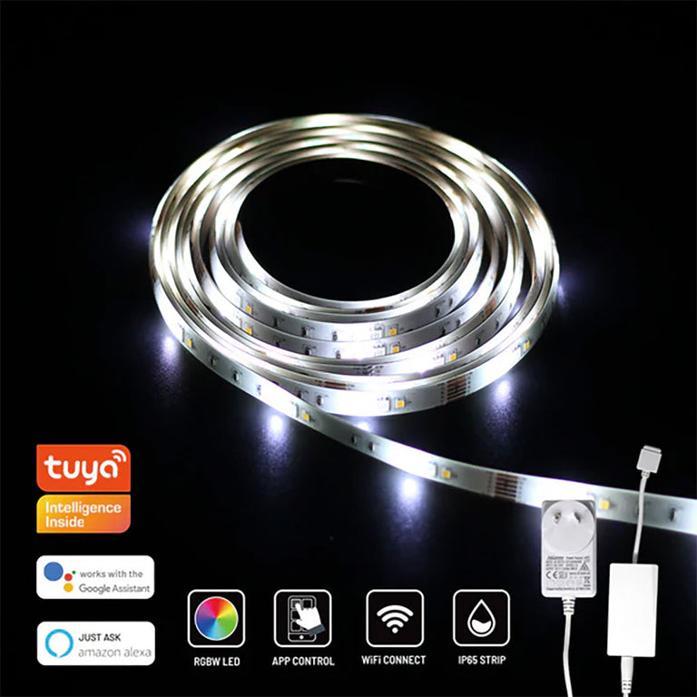 Flexi LED 5 Metre 24W IP65 Strip Light Kit TUYA App Control - LL0602