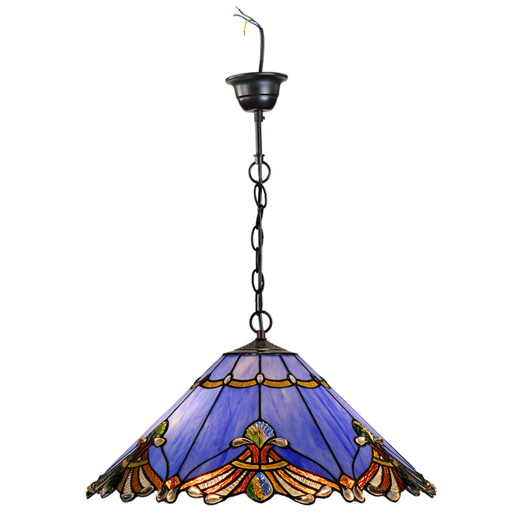 Benita Periwinkle Tiffany Hanging Pendant - HL-201072P-CD