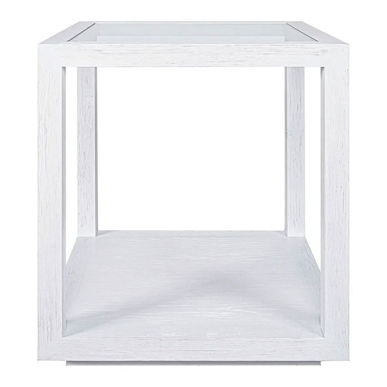 Sadie Square Side Table Large White - 33314