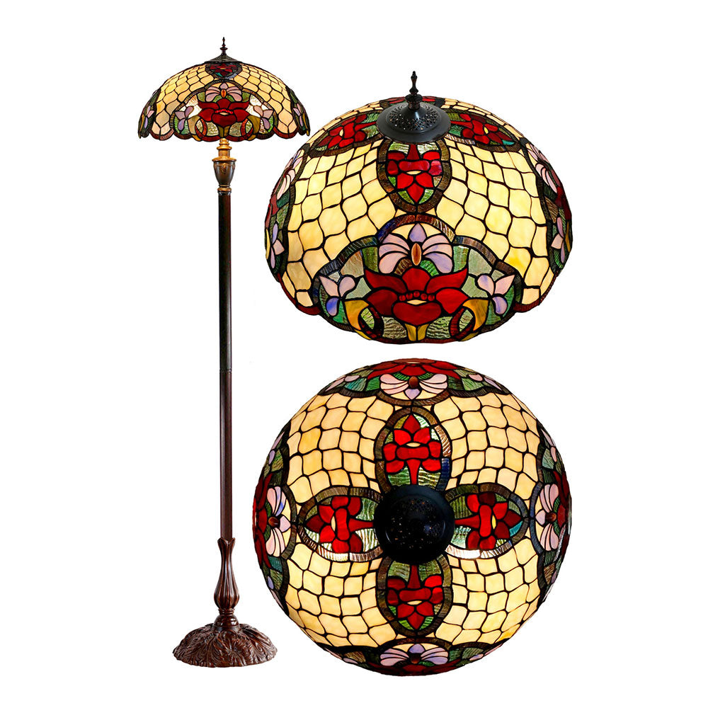 Alicia Tiffany Floor Lamp - TL-F20053-KG