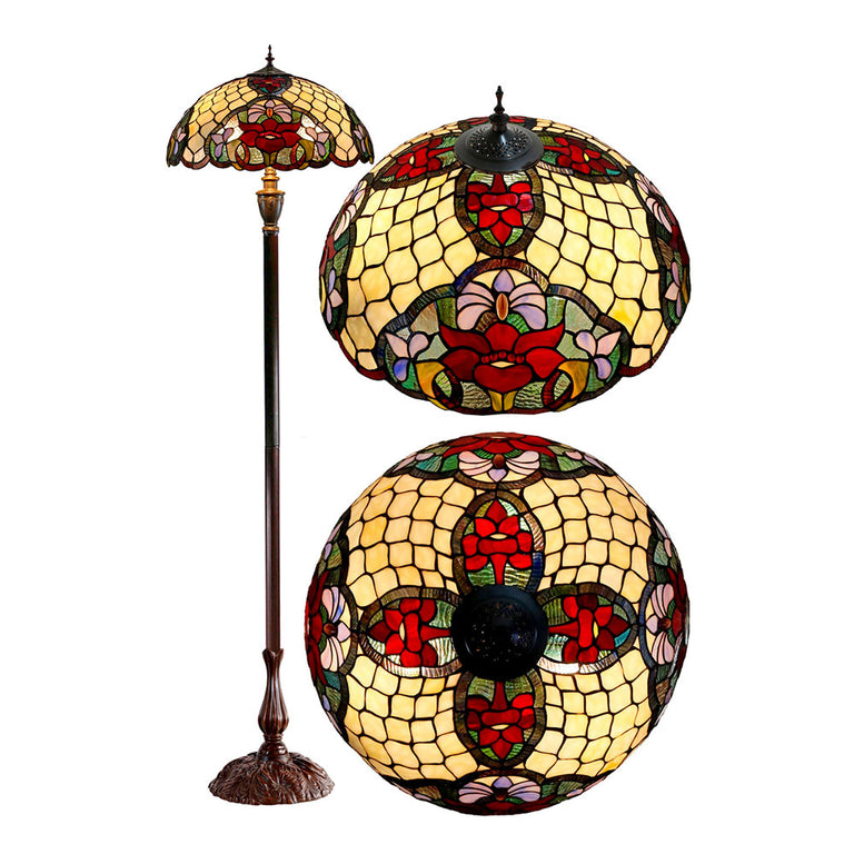 Alicia Tiffany Floor Lamp - TL-F20053-KG