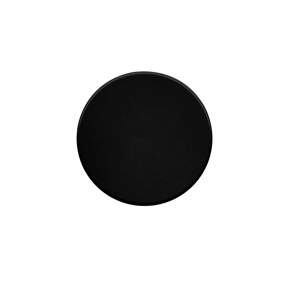 Orlan 120mm LED Colour-Shifting Disc Wall Sconce Black Small - LLOL043BK
