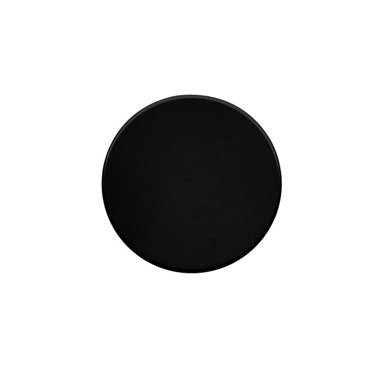 Orlan 120mm LED Colour-Shifting Disc Wall Sconce Black Small - LLOL043BK