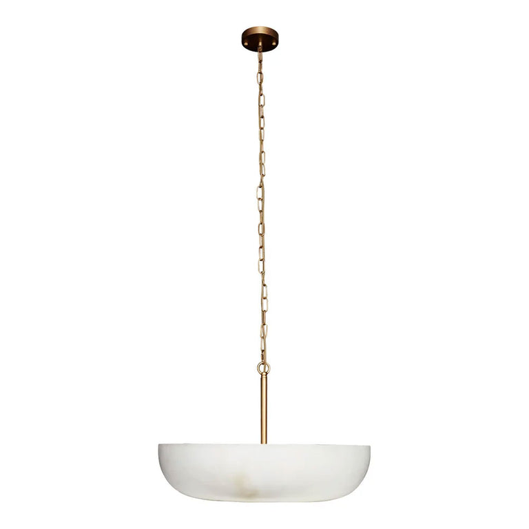 Zurich Pendant Brass / White - 20864