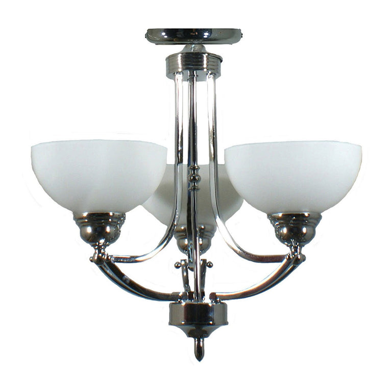 Houston 3 Light Flush Pendant Chrome - LOI1000247A