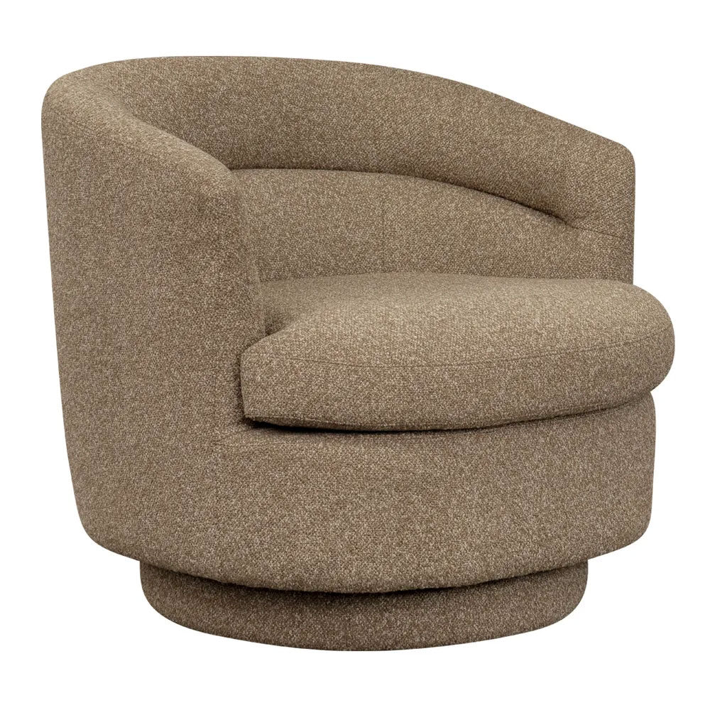 Holly Swivel Arm Chair Cocoa Mocha - 33195