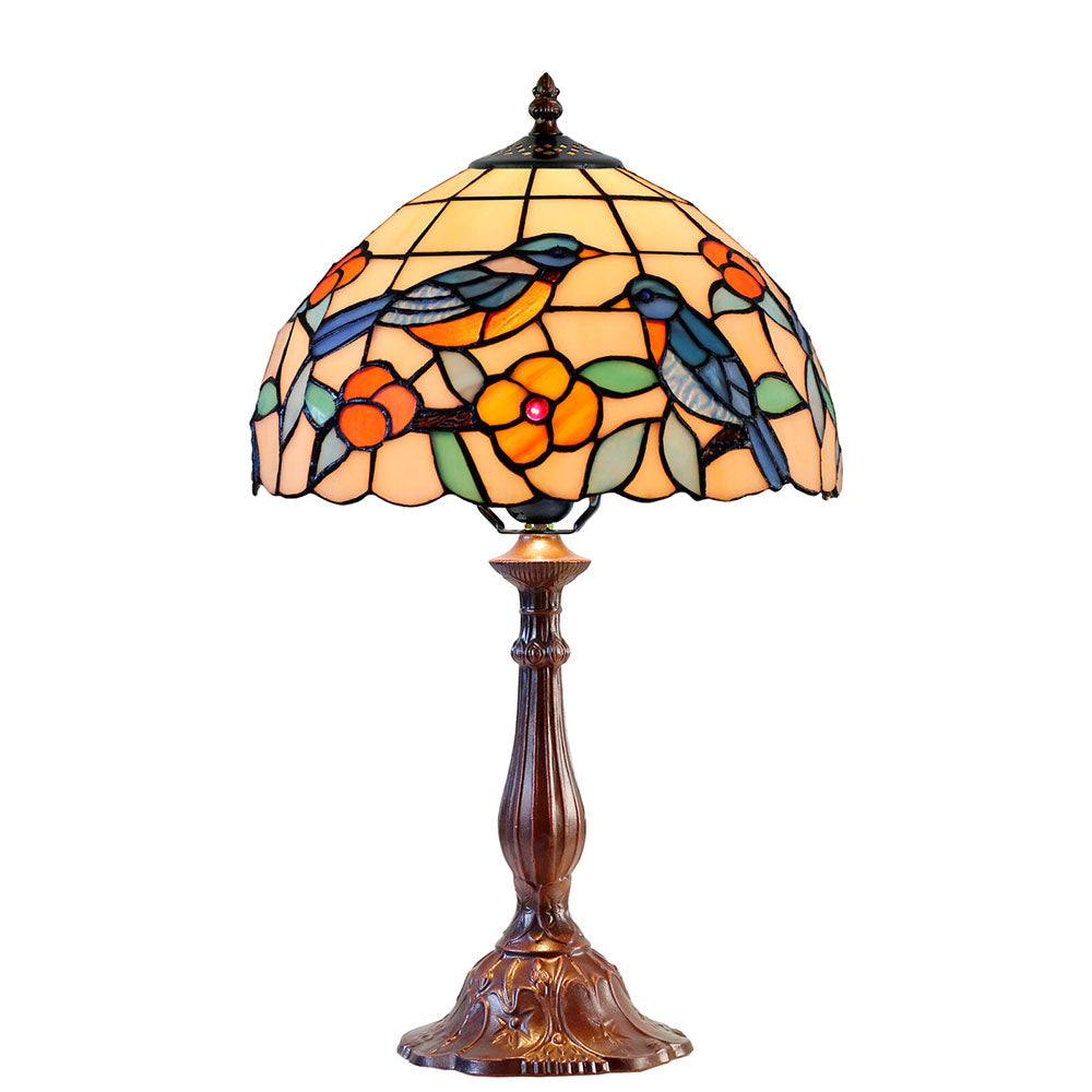 Tori Bluebird Tiffany Table Lamp - TL-122346-305M