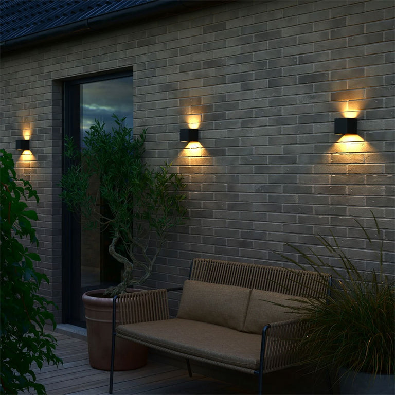 Milda Kubi LED Wall Light Black - 2418331003