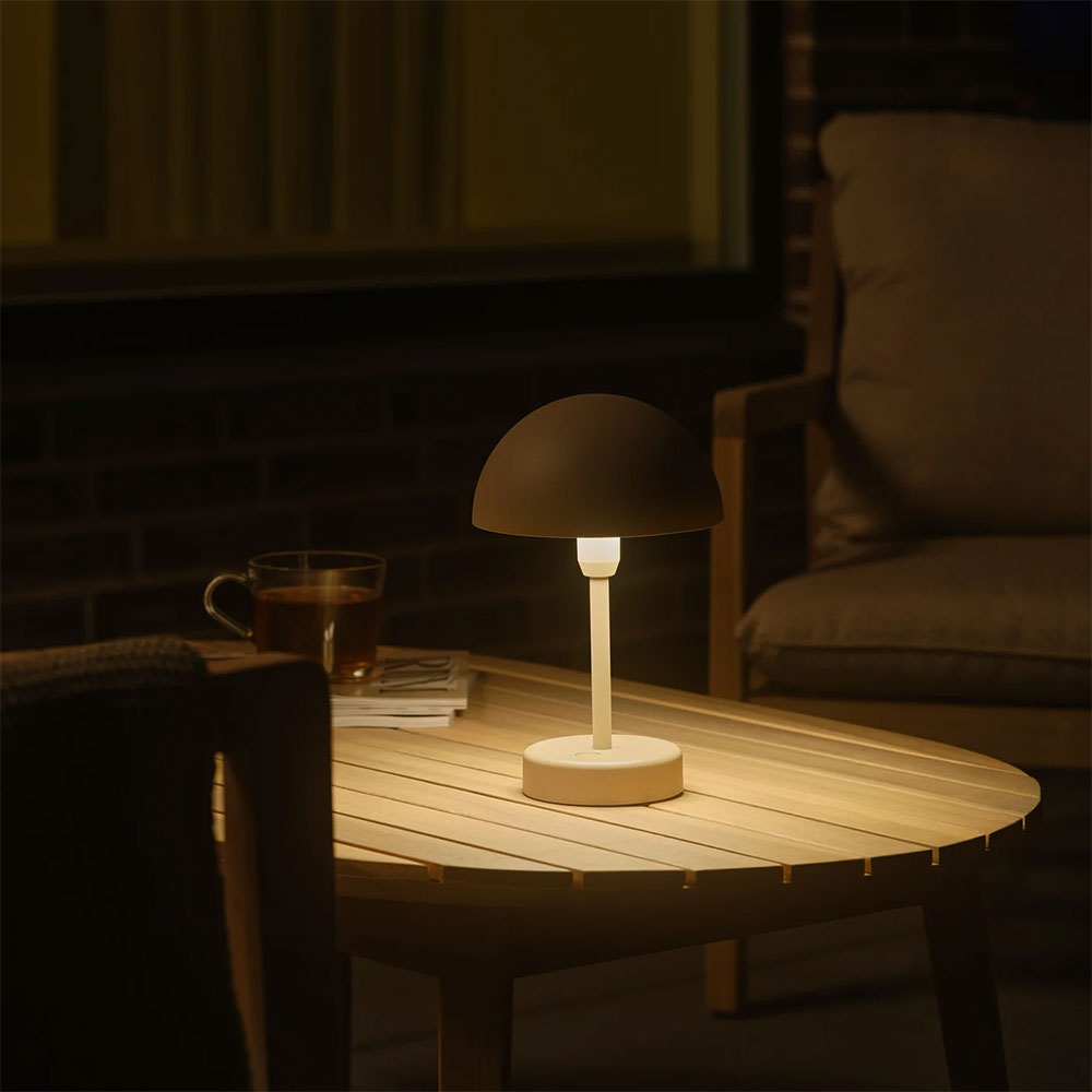Ellen To Go LED Rechargeable Battery Light Beige - 2418015009