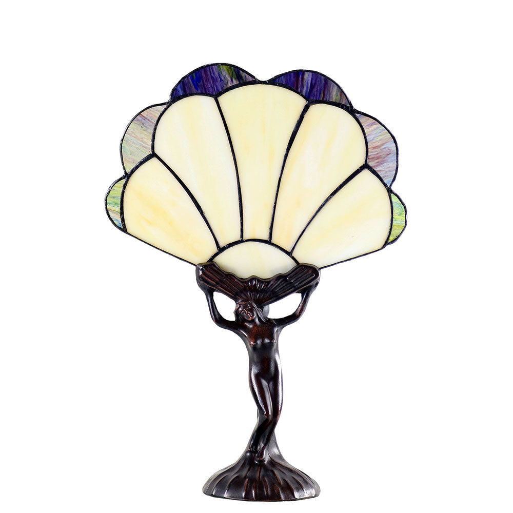 Florence Tiffany Fan Table Lamp - TL-OF76