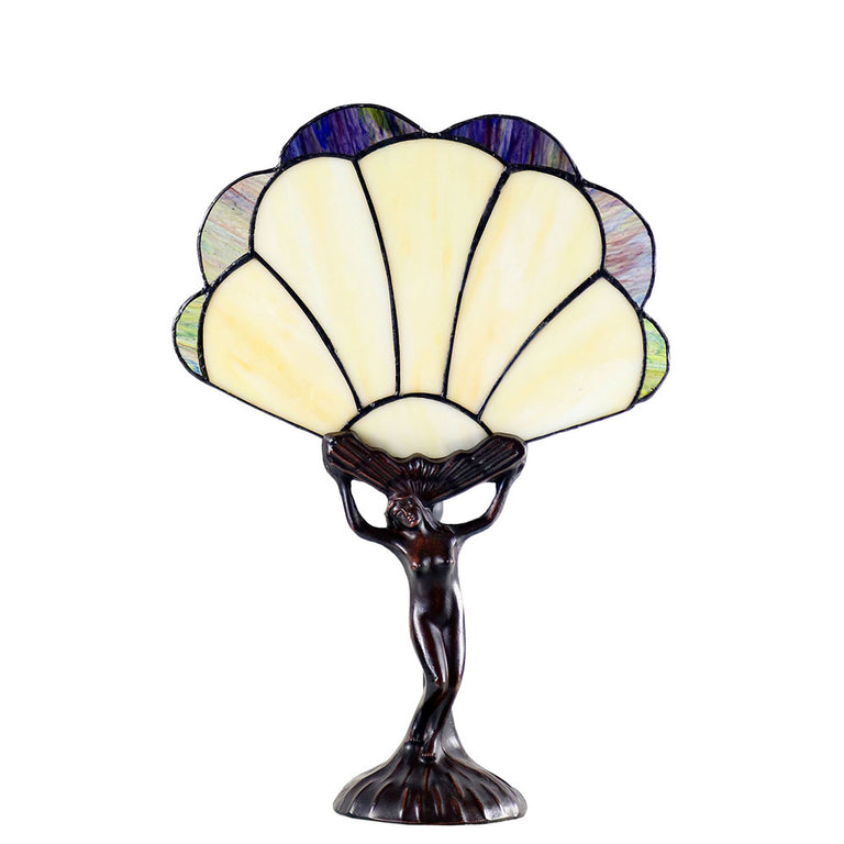 Florence Tiffany Fan Table Lamp - TL-OF76