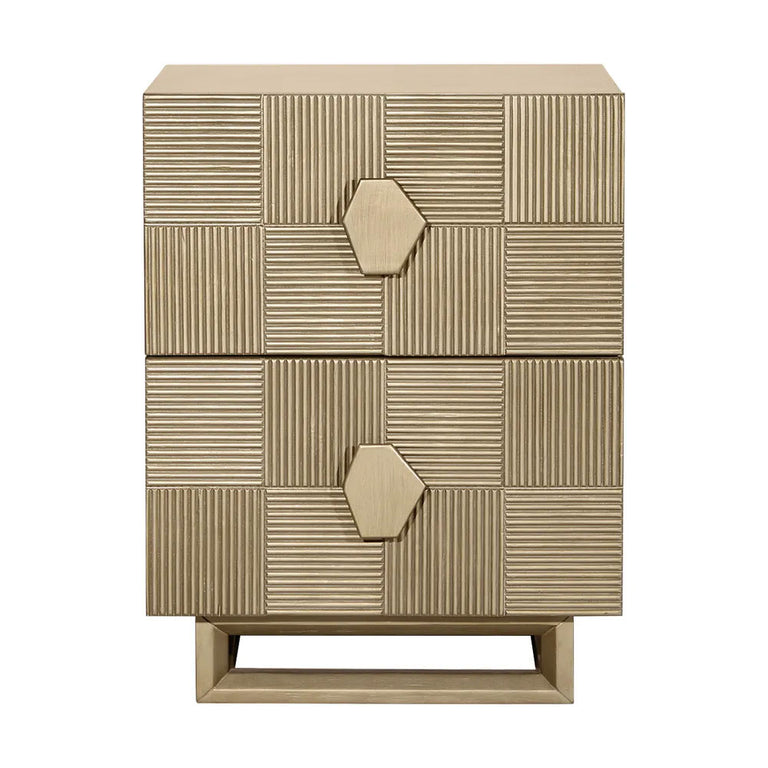 Alton Bedside Table Small Antique Gold - 33275