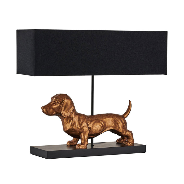 Dachshund Elegance Table Lamp Gold - LL-27-0285G