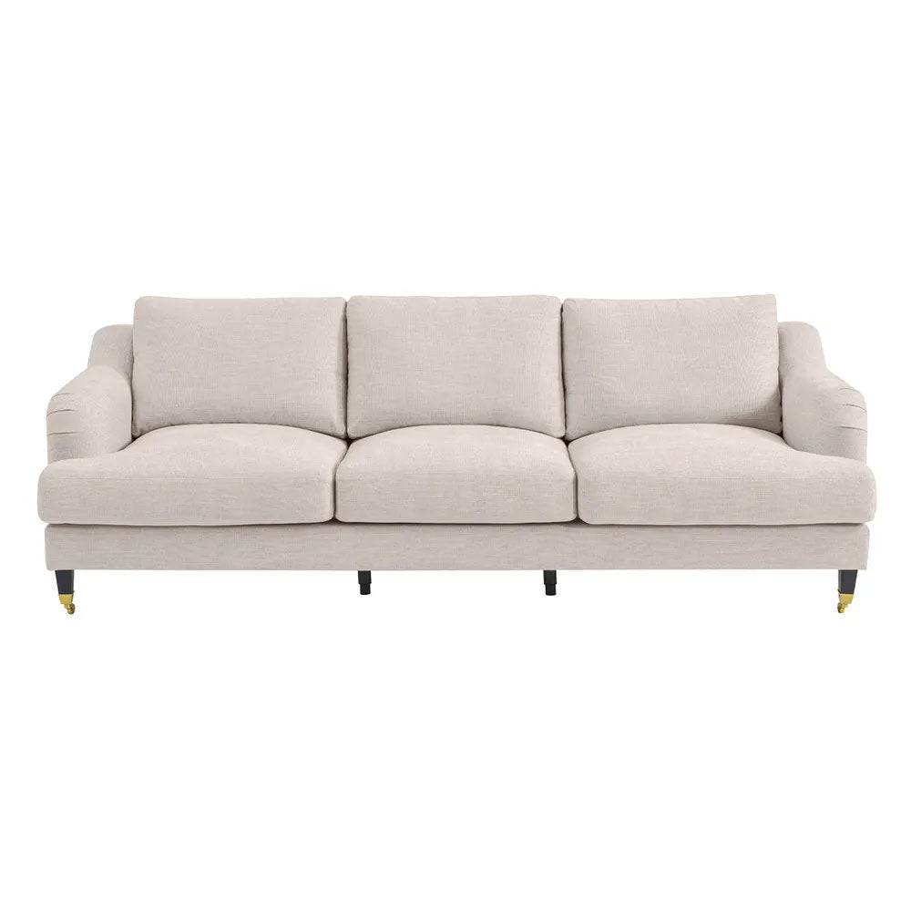 Aerin 3 Seater Sofa Natural Linen - 33081