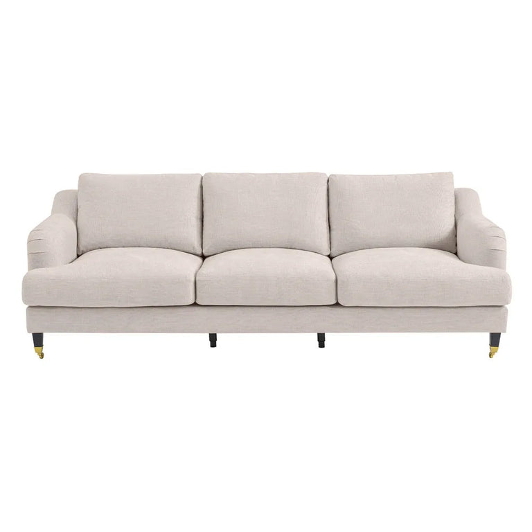 Aerin 3 Seater Sofa Natural Linen - 33081