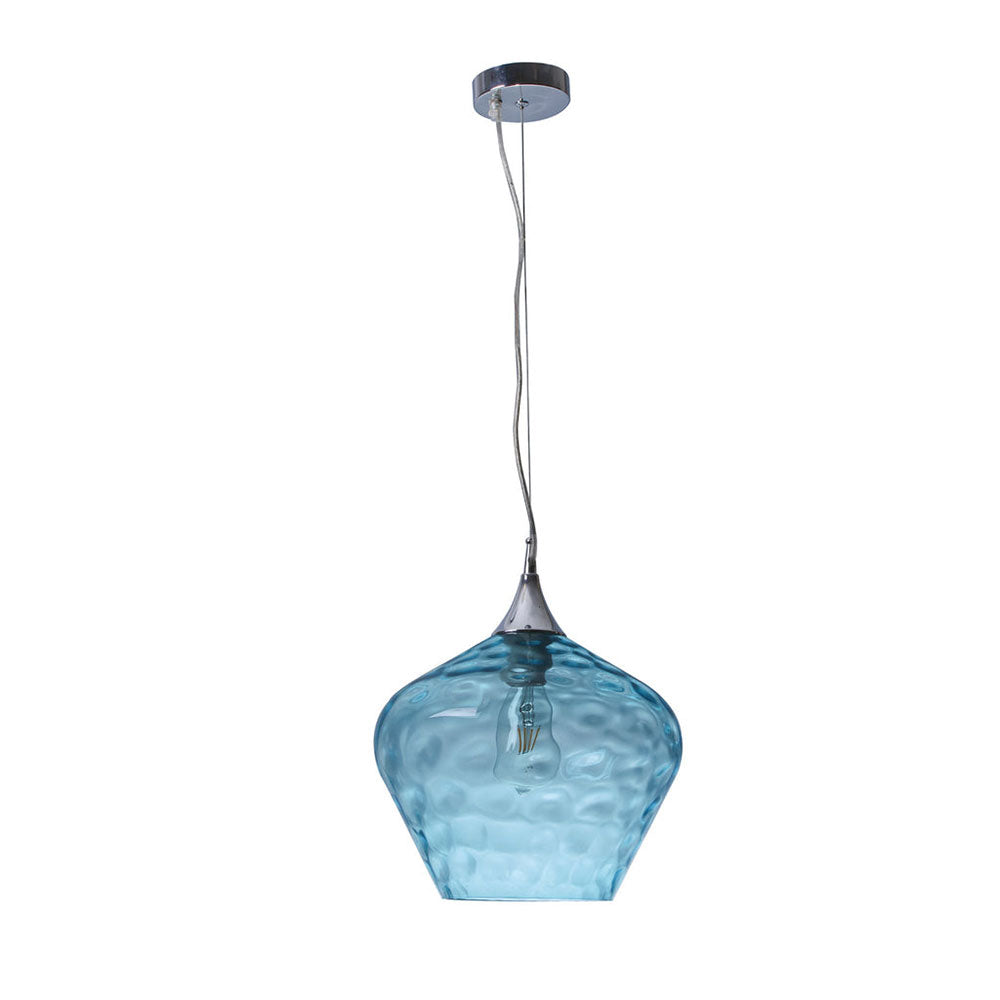 Zyla Glass Pendant Blue - LL002PL153BL