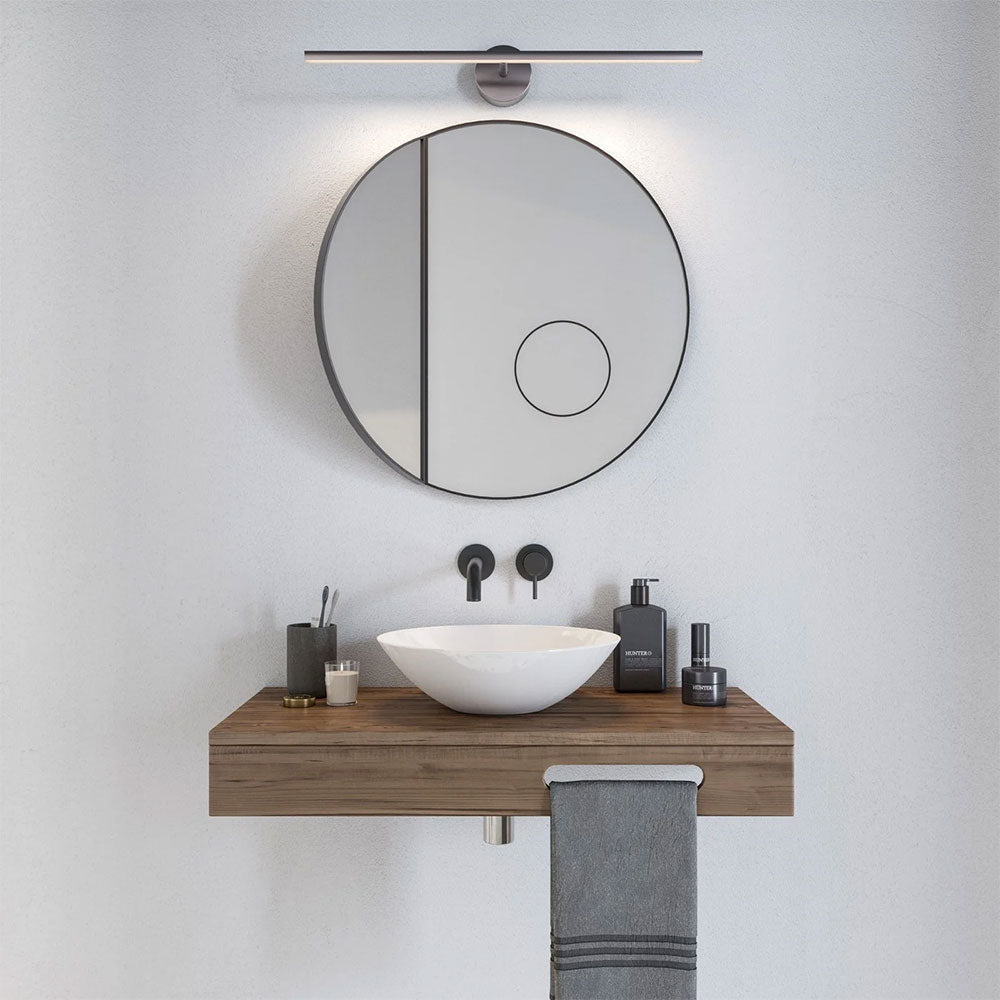 Ip S13 60 Vanity Wall Light Brushed Steel - 2410421032