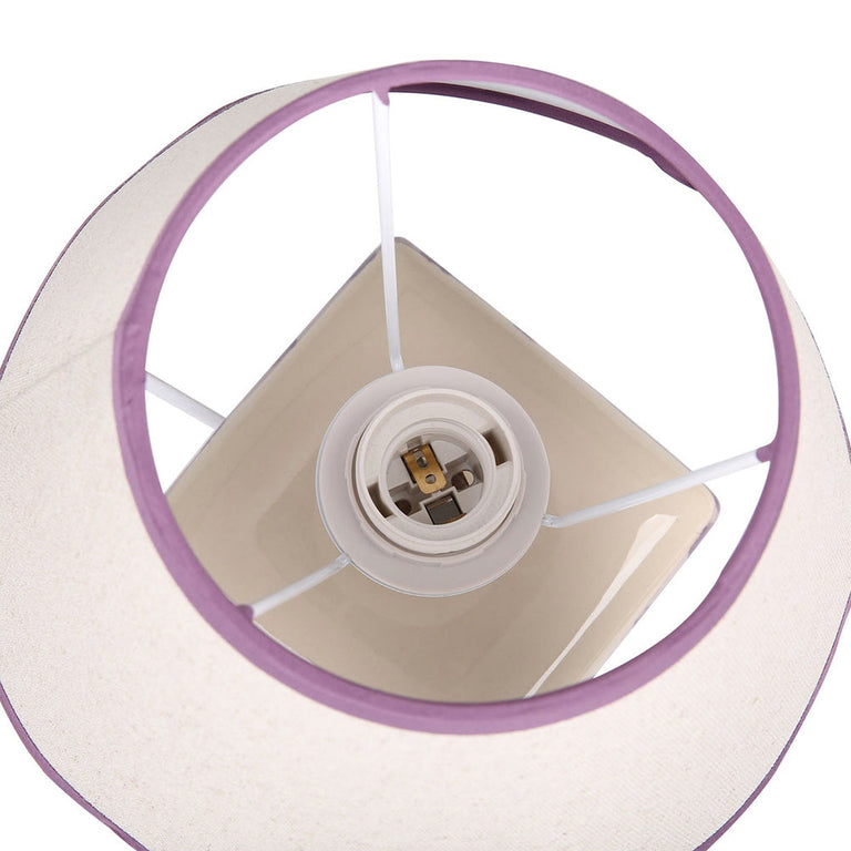 Romy Ceramic Table Lamp Set of 2 Purple - LL-27-0299PE