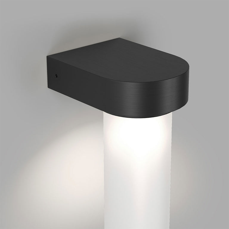 Edge LED Wall Light Iron / Frosted